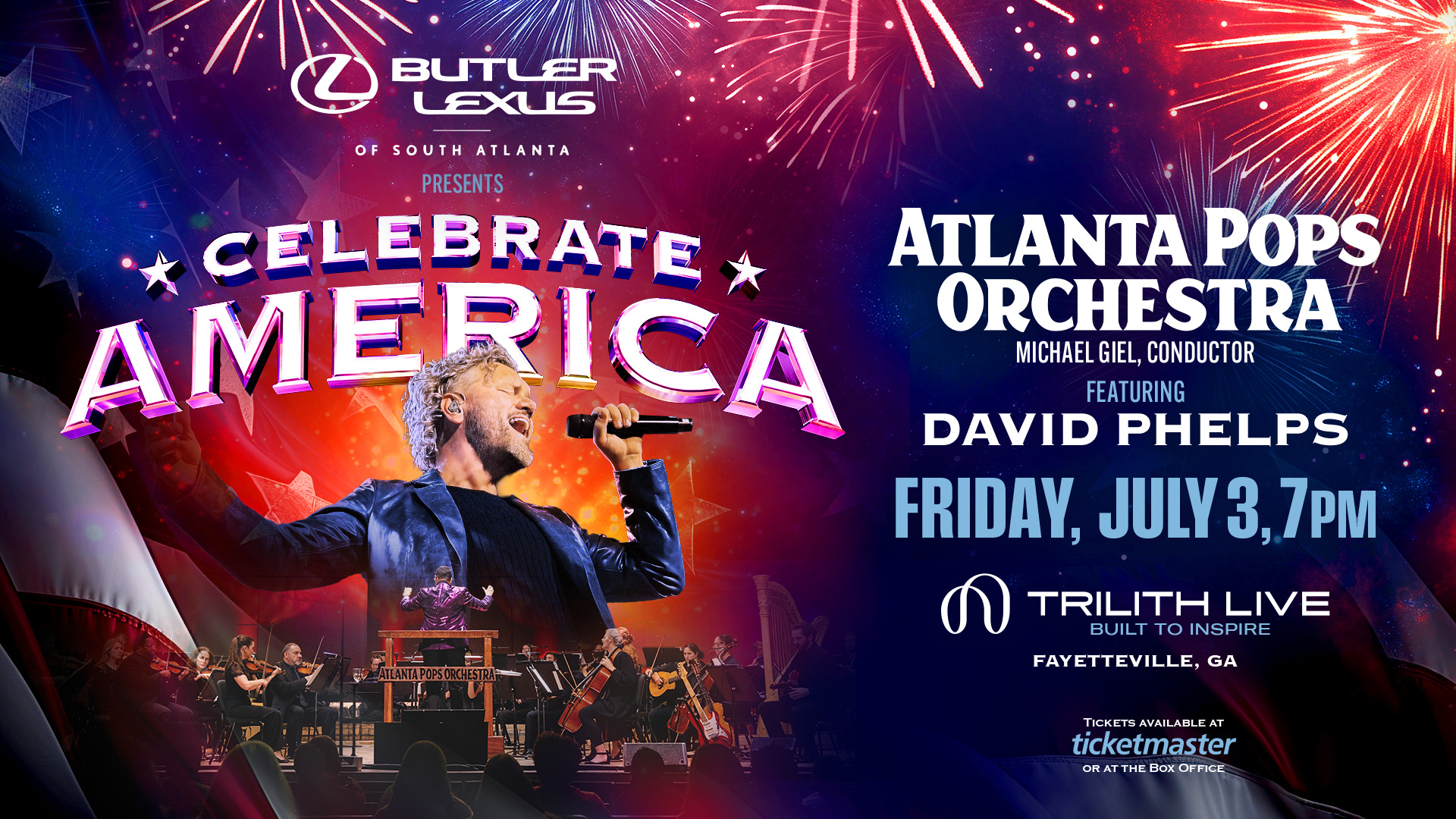 Atlanta Pops Orchestra featuring David Phelps, Guest Artist.